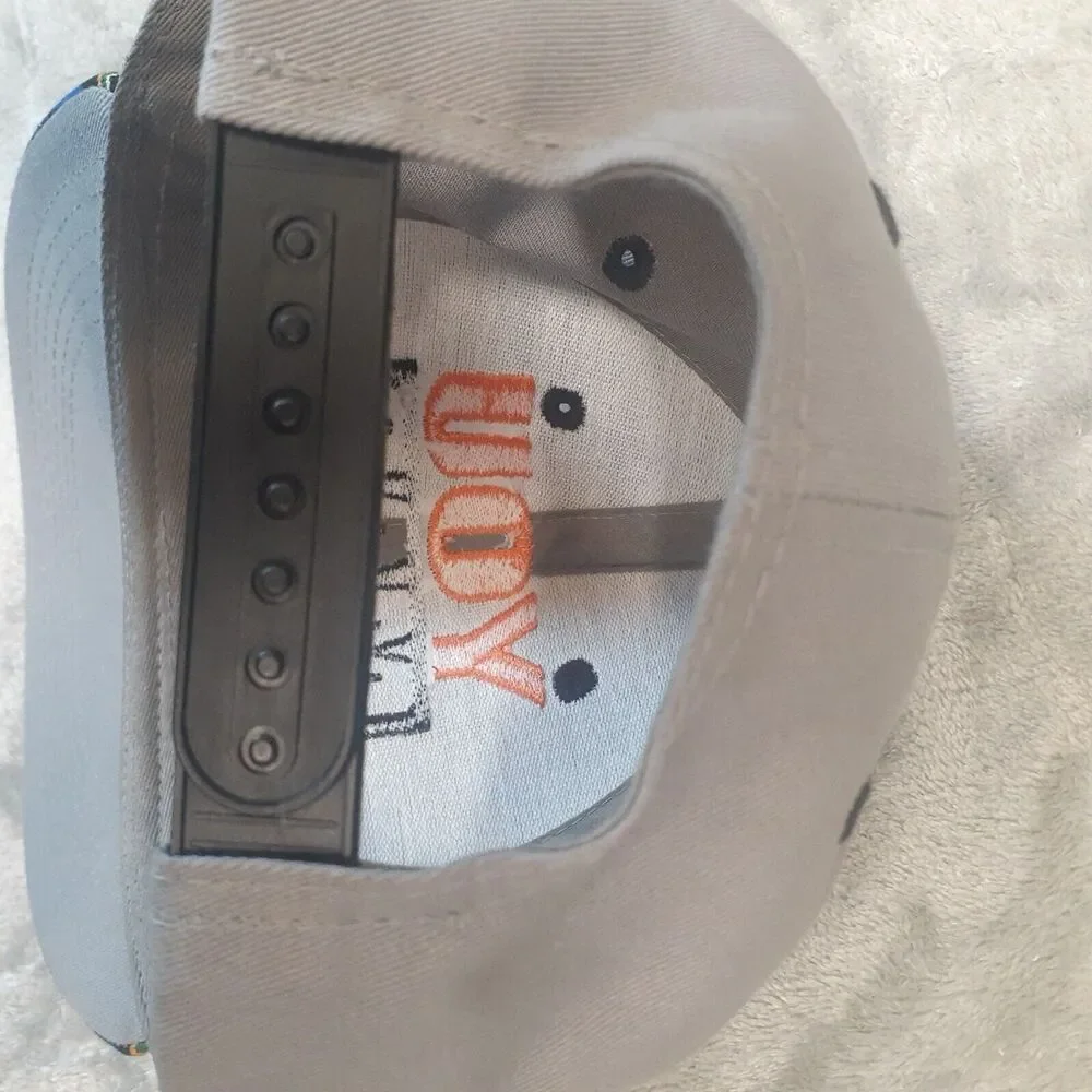 BOY'S SNAPBACK Baseball Hat YOU MAD BRO Gray Multicolored Graphics Geometric